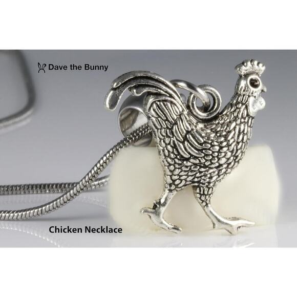 Chicken Necklace Chicken Decor and Chicken Things - Picture 4 of 9